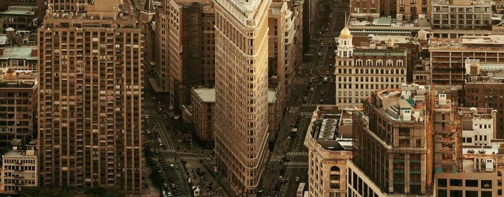 New York City aerial shot