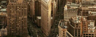 New York City aerial shot