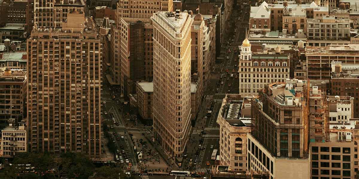 New York City aerial shot