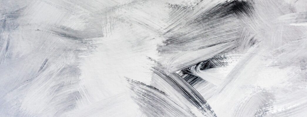 Black and white abstract art