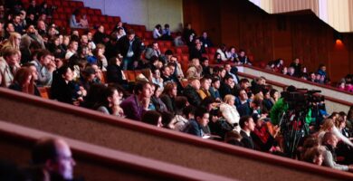 Audience in theater