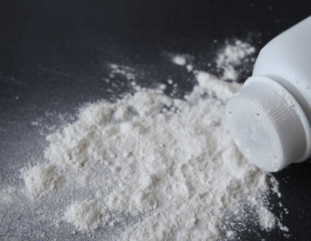 a bottle of baby powder