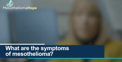 Video about the symptoms of mesothelioma