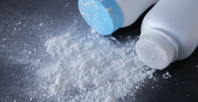 talcum powder bottles