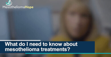 Video about mesothelioma treatment optoins