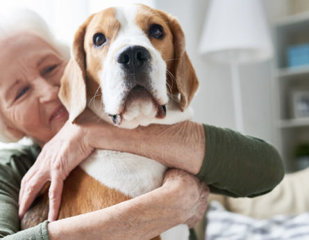 Woman and Dog