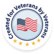 Created for Veterans by Veterans logo