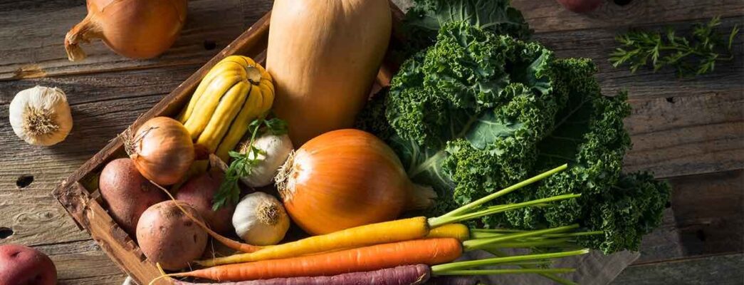 vegetables in basket