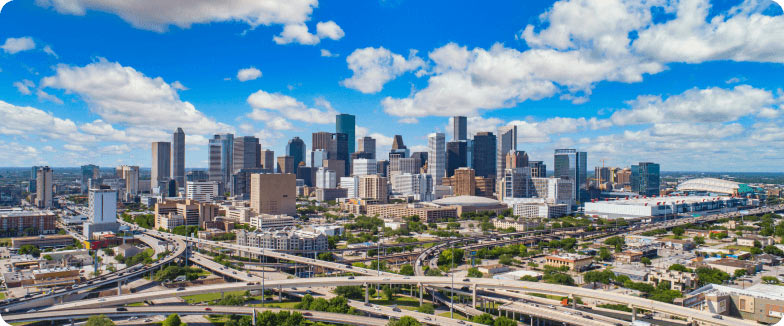 Shot of downtown Houston