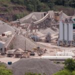 An open-pit mine in Poconos, Pennsylvania