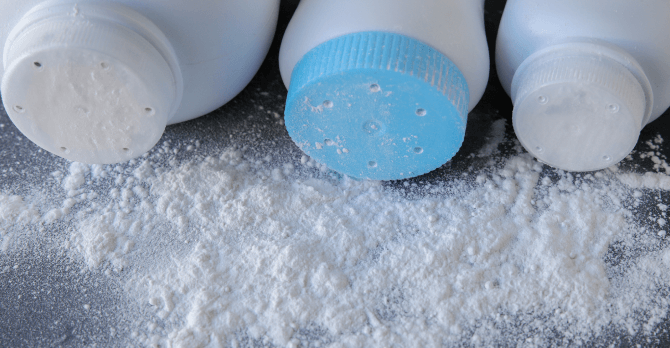 Baby powder made sales of