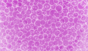 An illustration of microscopic epithelioid mesothelioma cells