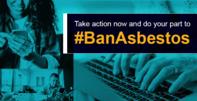 Take action now and do your part to #banasbestos