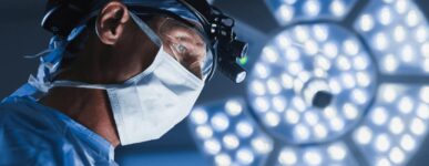 Surgeon in operating room