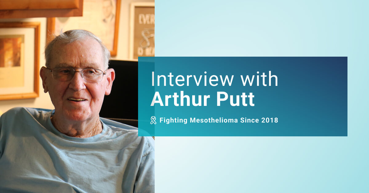 photo of arthur putt with text saying interview with arthur putt