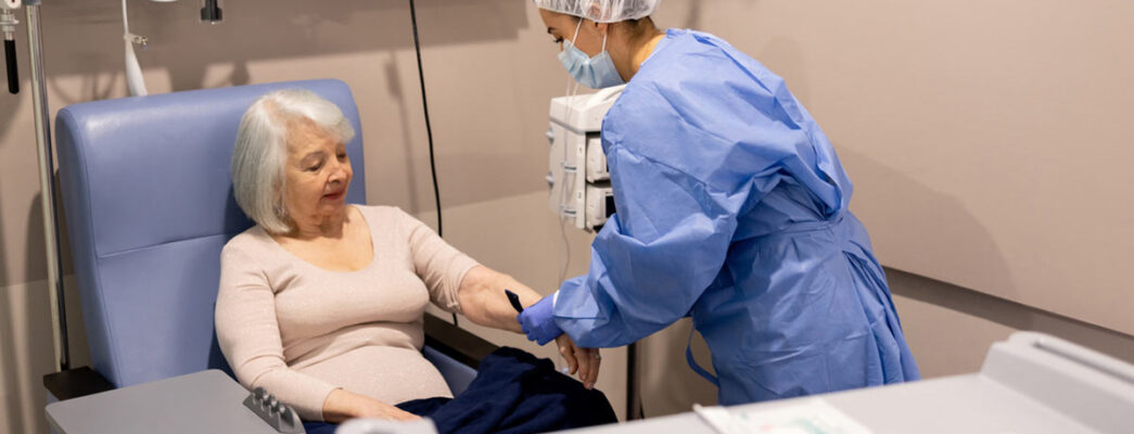 Patient is prepped for immunotherapy