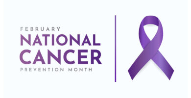 February National Cancer Prevention Month ribbon