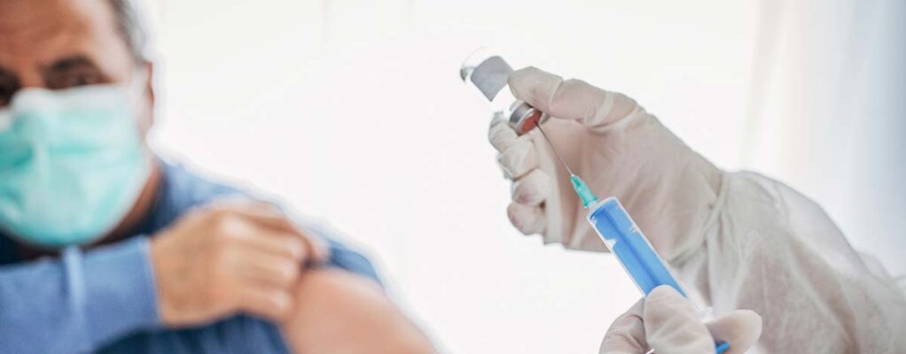 Patient receiving cancer vaccine