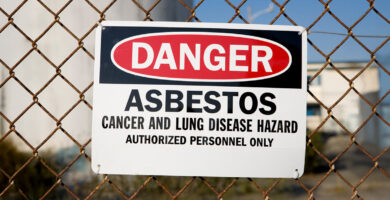 Danger: Asbestos; Cancer and Lung Disease Hazard; Authorized Personnel Only