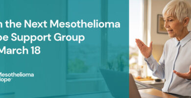 Join the Next Mesothelioma Hope Support Group on March 18
