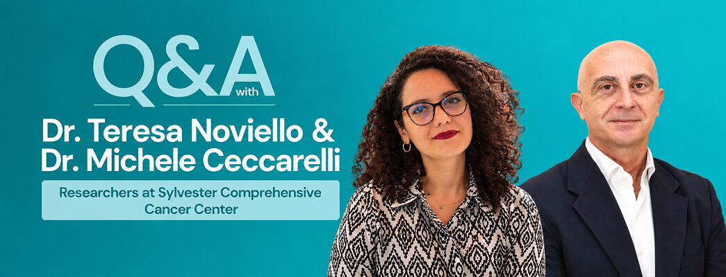 Headshot of Dr. Noviello and Dr. Ceccarelli